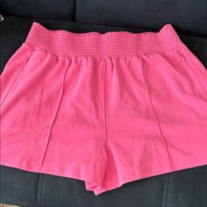 Sweaty Betty Hot Pink High Waist Women's Shorts